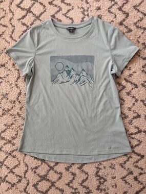 Eddie Bauer Mountain Graphic Tee - Sage Green